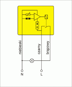 Wyłącznik zmierzchowy <br><nobr><b><span style="color: #DC2B19">WZ 200mk</span></b></nobr><br>(230V AC lub 24V AC/DC) - obrazek 3