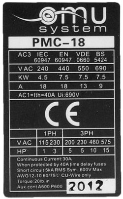 Stycznik 18A <br><span style="color: blue"><b>PMC-18</b></span> - obrazek 2